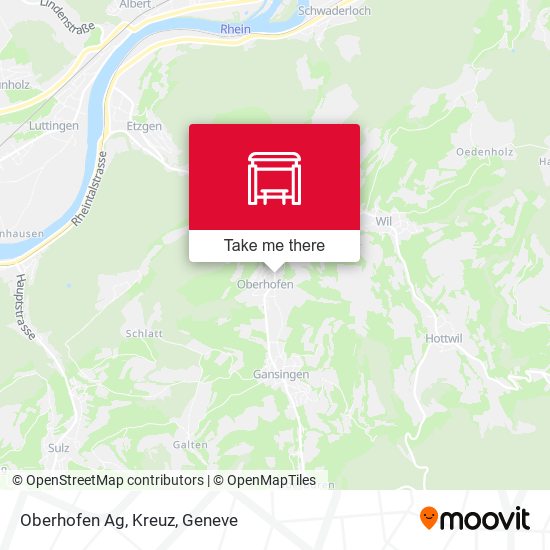 Oberhofen Ag, Kreuz map