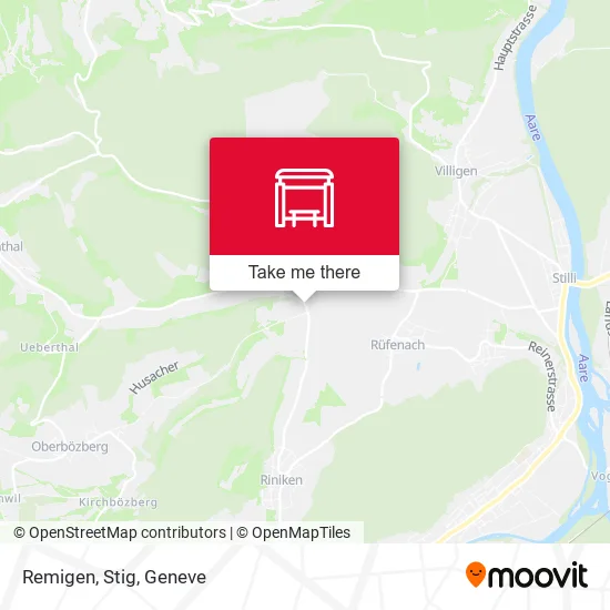 Remigen, Stig map