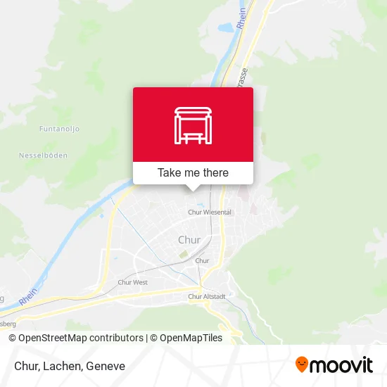 Chur, Lachen map