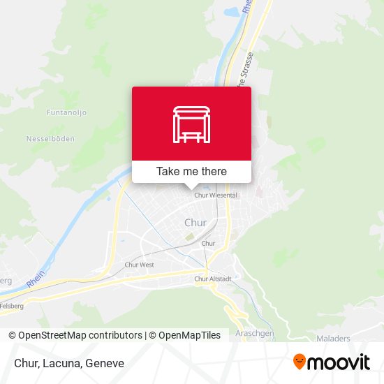 Chur, Lacuna map