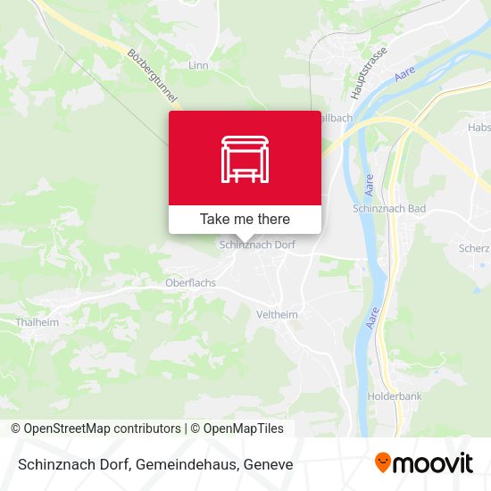 Schinznach Dorf, Gemeindehaus map