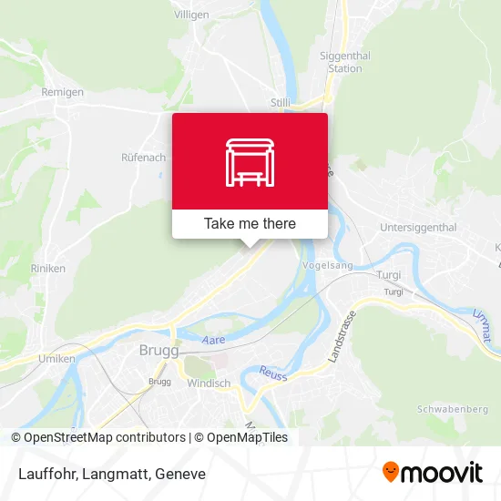 Lauffohr, Langmatt map
