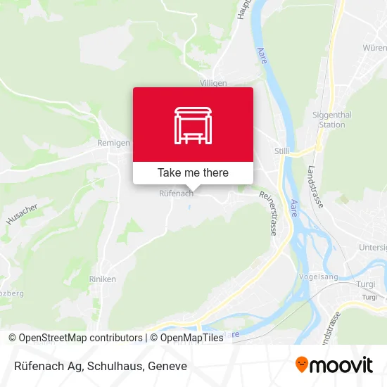 Rüfenach Ag, Schulhaus map