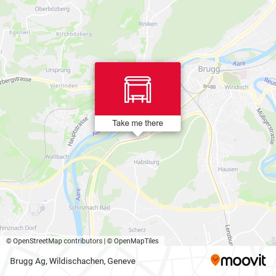 Brugg Ag, Wildischachen map