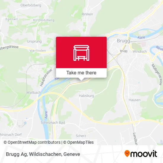 Brugg Ag, Wildischachen map
