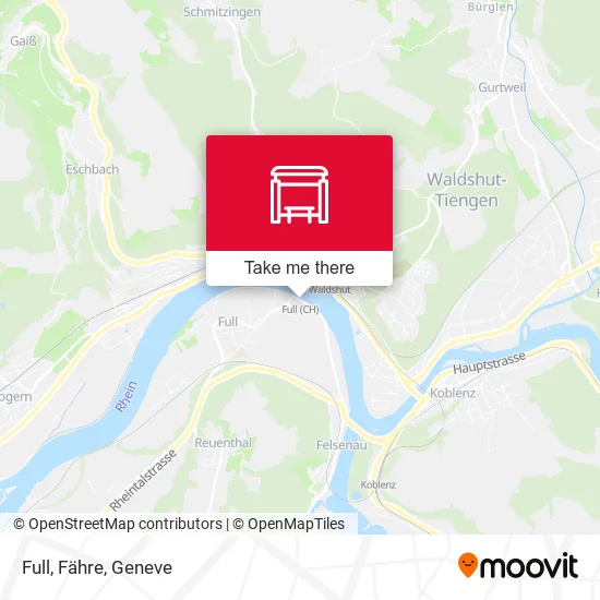 Full, Fähre map