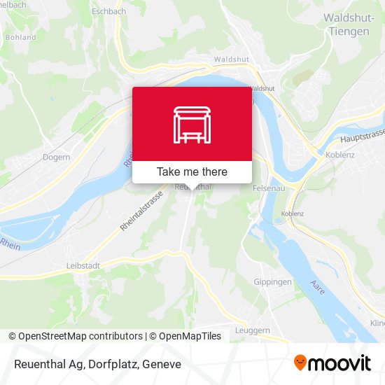 Reuenthal Ag, Dorfplatz map