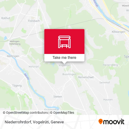 Niederrohrdorf, Vogelrüti plan
