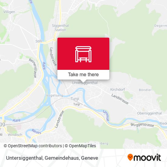 Untersiggenthal, Gemeindehaus map