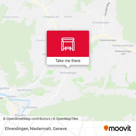 Ehrendingen, Niedermatt map