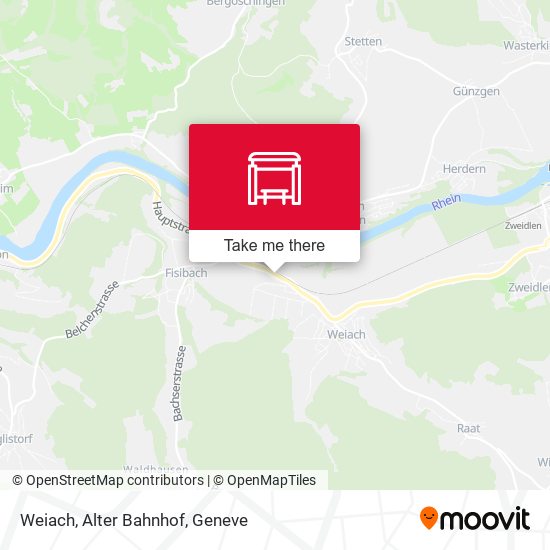 Weiach, Alter Bahnhof map