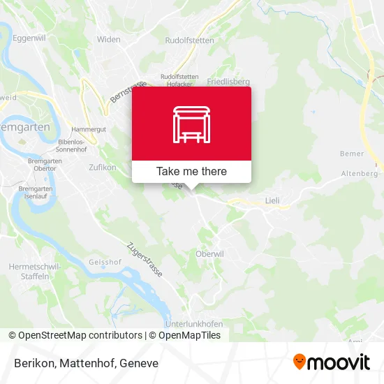Berikon, Mattenhof map