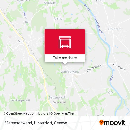 Merenschwand, Hinterdorf map