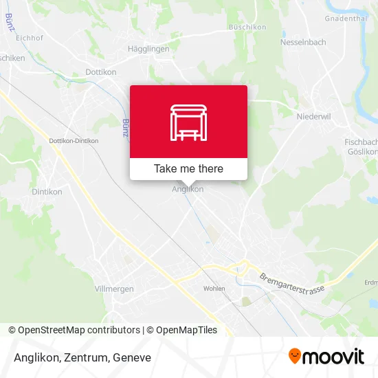 Anglikon, Zentrum map