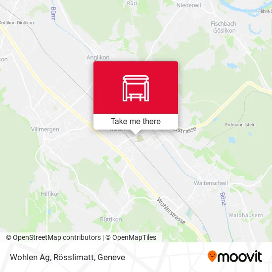 Wohlen Ag, Rösslimatt map
