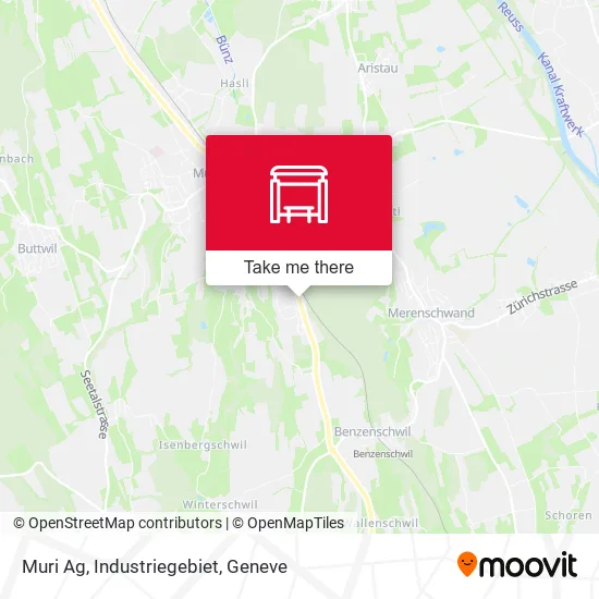 Muri Ag, Industriegebiet map