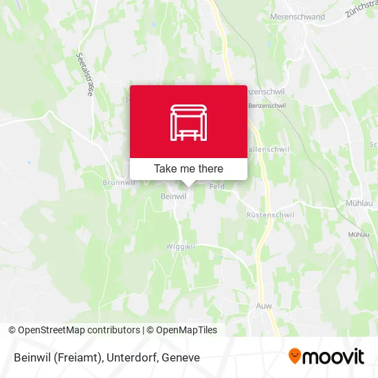 Beinwil (Freiamt), Unterdorf map