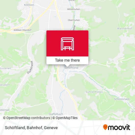 Schöftland, Bahnhof map