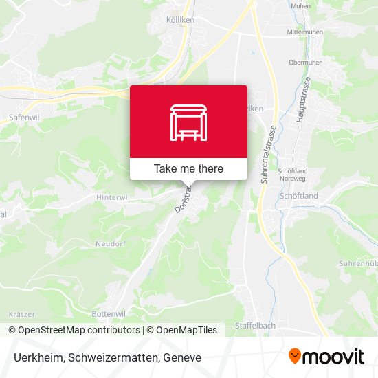 Uerkheim, Schweizermatten map