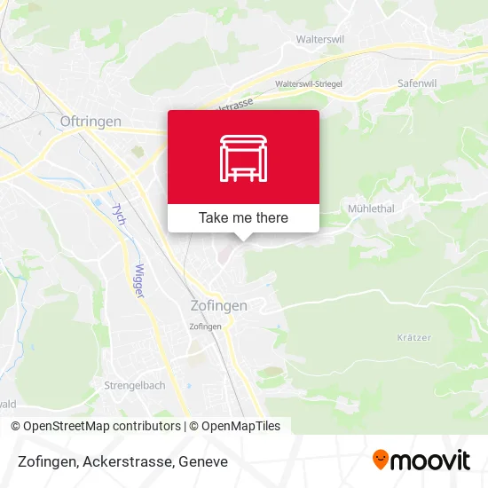 Zofingen, Ackerstrasse map