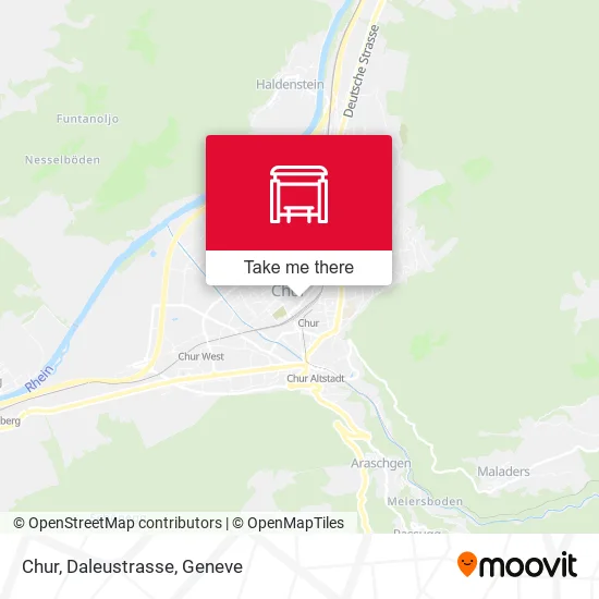 Chur, Daleustrasse plan