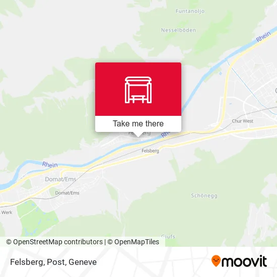 Felsberg, Post map