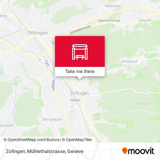 Zofingen, Mühlethalstrasse map