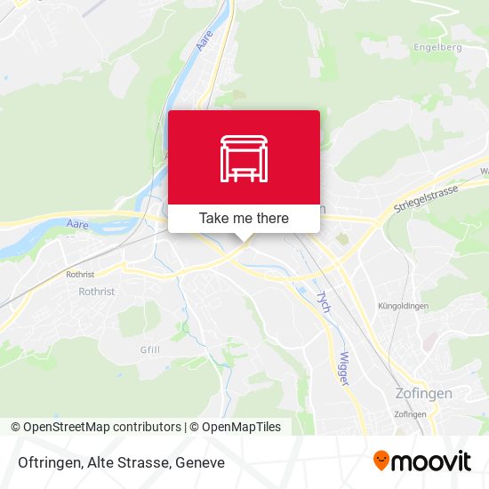 Oftringen, Alte Strasse map