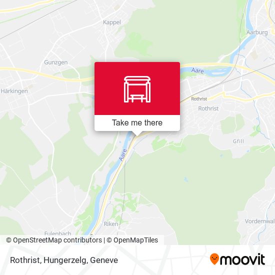 Rothrist, Hungerzelg map