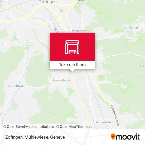Zofingen, Mühlewiese map