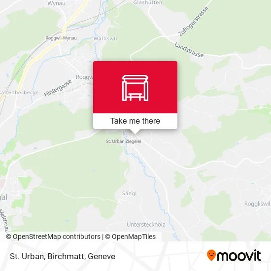 St. Urban, Birchmatt map