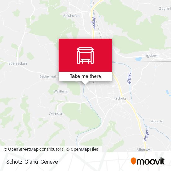 Schötz, Gläng map