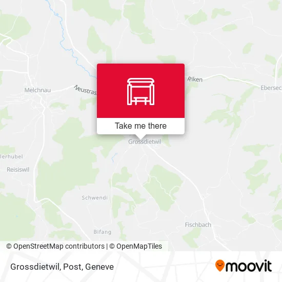 Grossdietwil, Post map