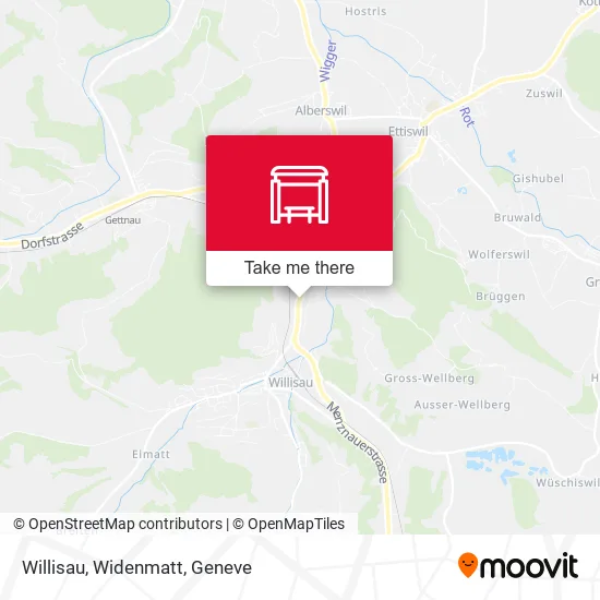 Willisau, Widenmatt map