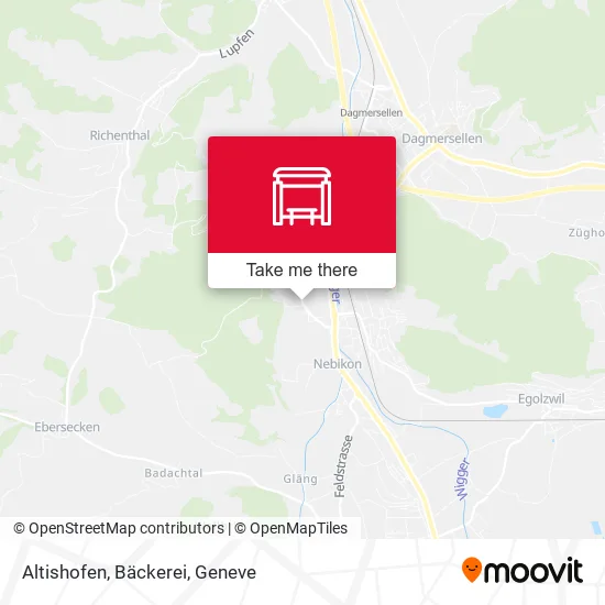 Altishofen, Bäckerei map