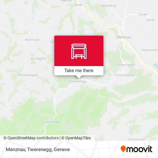 Menznau, Twerenegg map