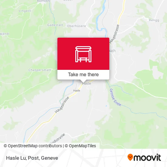 Hasle Lu, Post map