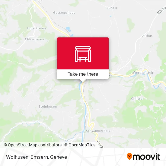 Wolhusen, Emsern map