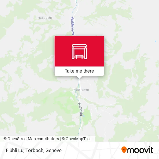 Flühli Lu, Torbach map