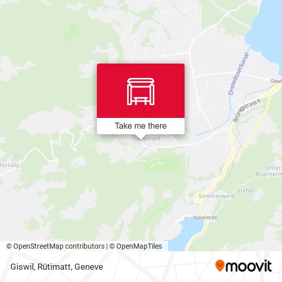 Giswil, Rütimatt map