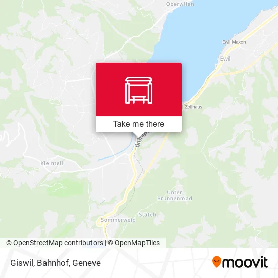 Giswil, Bahnhof map
