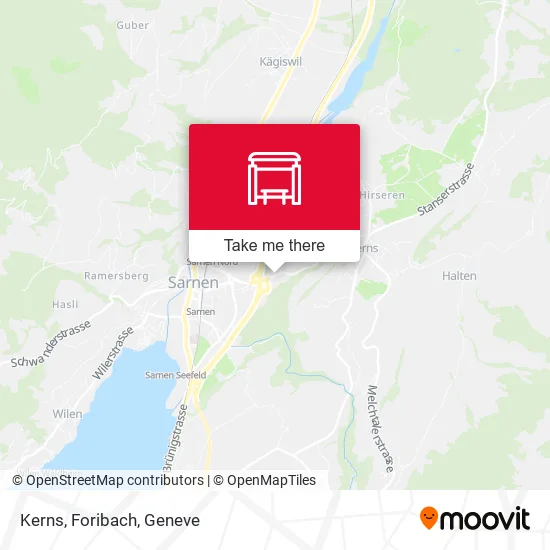 Kerns, Foribach map