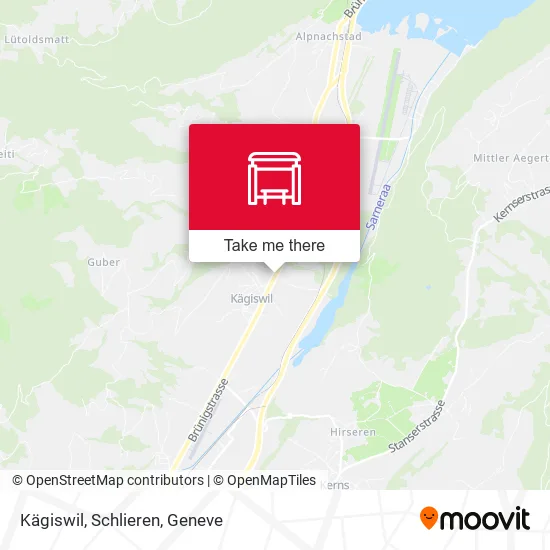 Kägiswil, Schlieren map