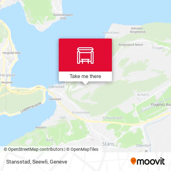 Stansstad, Seewli map