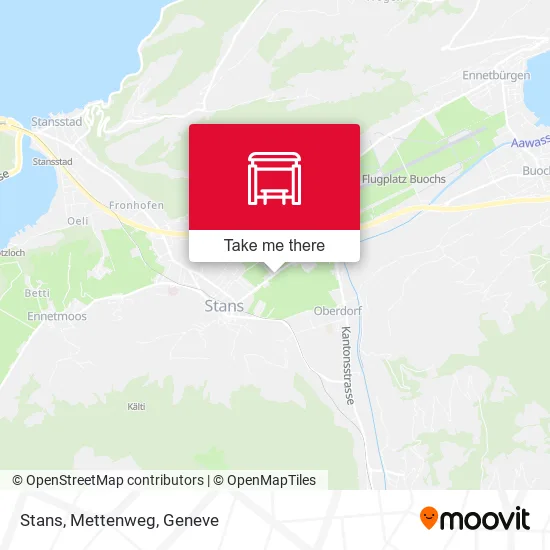 Stans, Mettenweg map