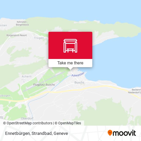 Ennetbürgen, Strandbad map
