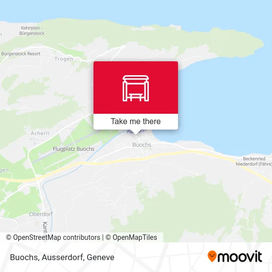 Buochs, Ausserdorf map