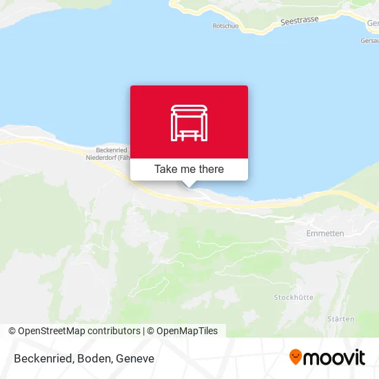 Beckenried, Boden map