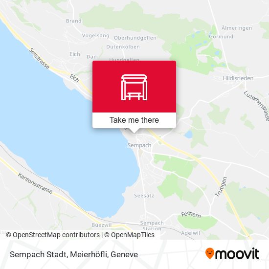 Sempach Stadt, Meierhöfli map
