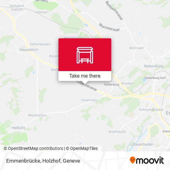 Emmenbrücke, Holzhof map